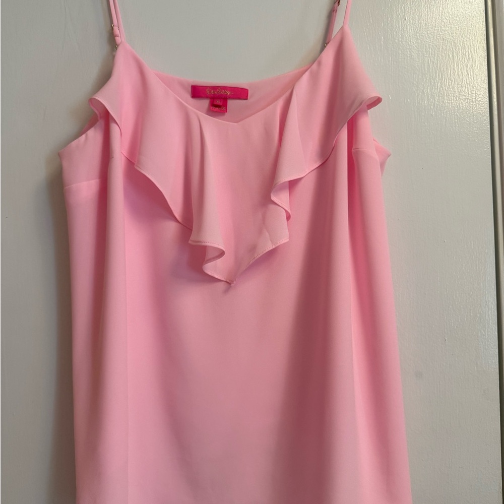 Lilly Pulitzer Soft Pink Camisole with Ruffle